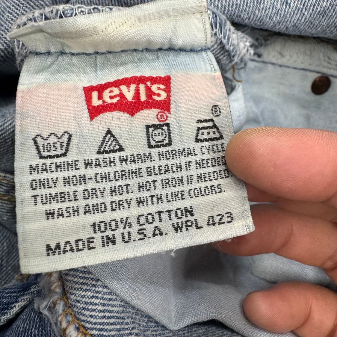 90s 리바이스 501 스트레이트 진 made in USA (26)  상품이미지5