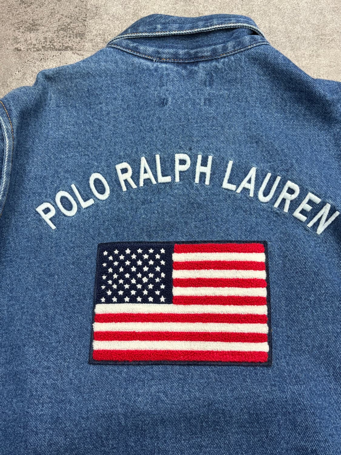 00s 폴로 랄프로렌 성조기 데님 자켓 상품이미지3