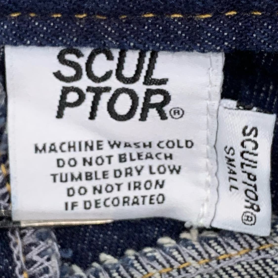 [28] 스컬프터 데님 컬렉션 와이드핏 데님팬츠 상품이미지5