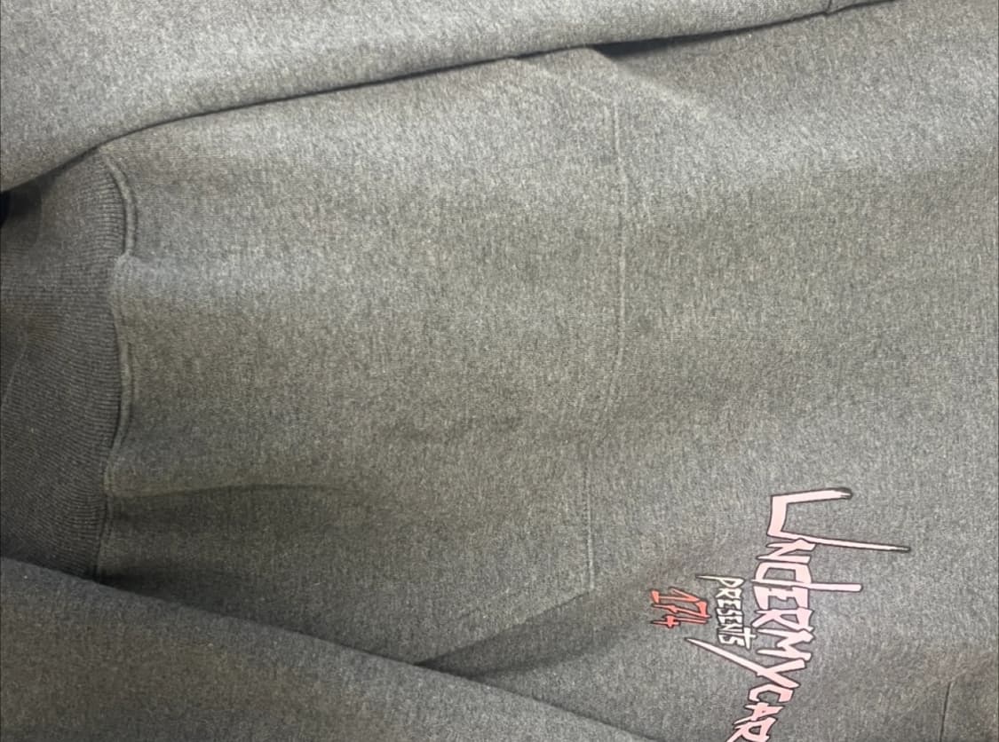 언더마이카 피오씨 174 플래그 본디 스웻 후디 그레이 1사이즈 상품이미지2