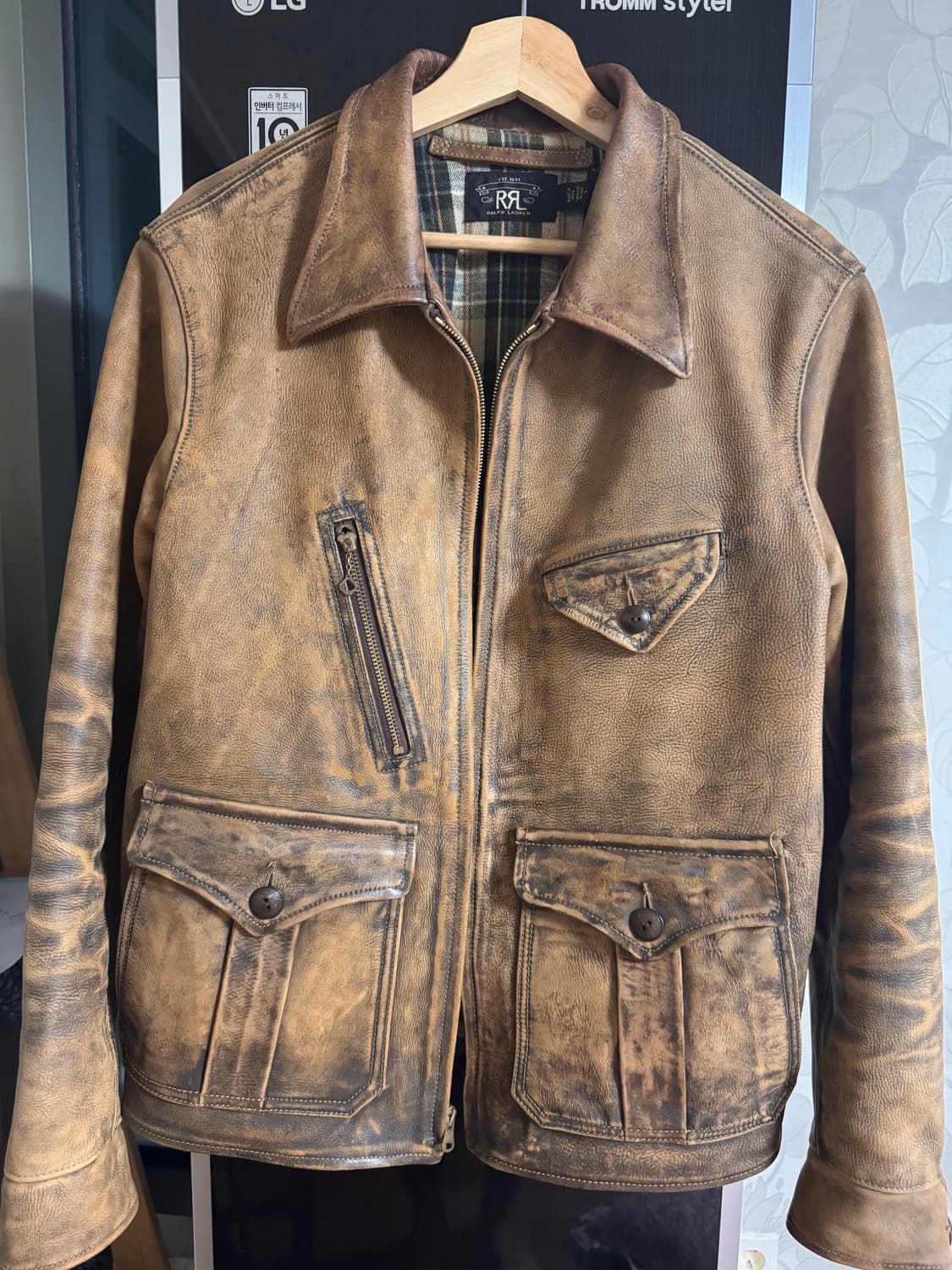 더블알엘 가죽자켓입니다 상품이미지2