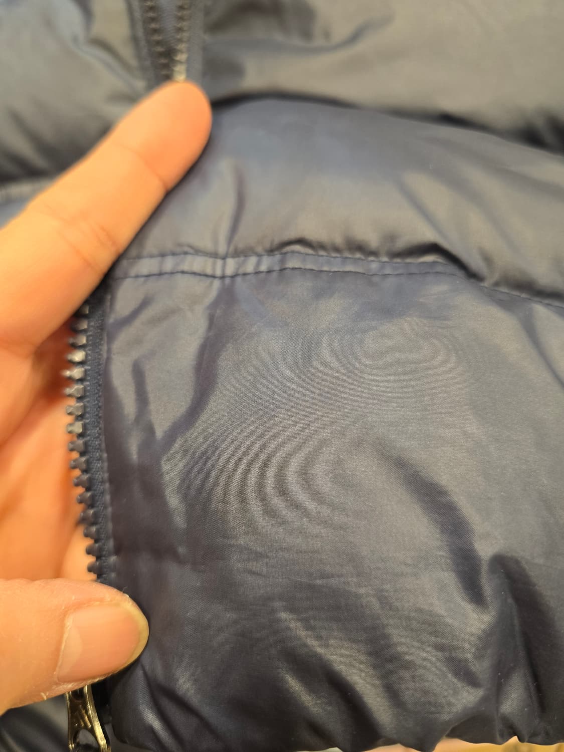 아디다스 올드스쿨 남성 구스다운 경량패딩 105 네이비 상품이미지9