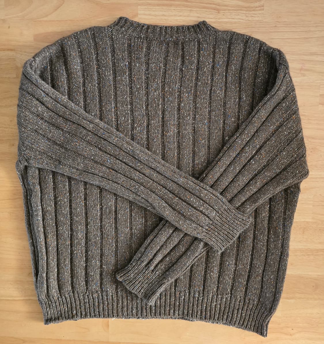 옥스포드 빈티지 네프 오버핏 울 니트 상품이미지4