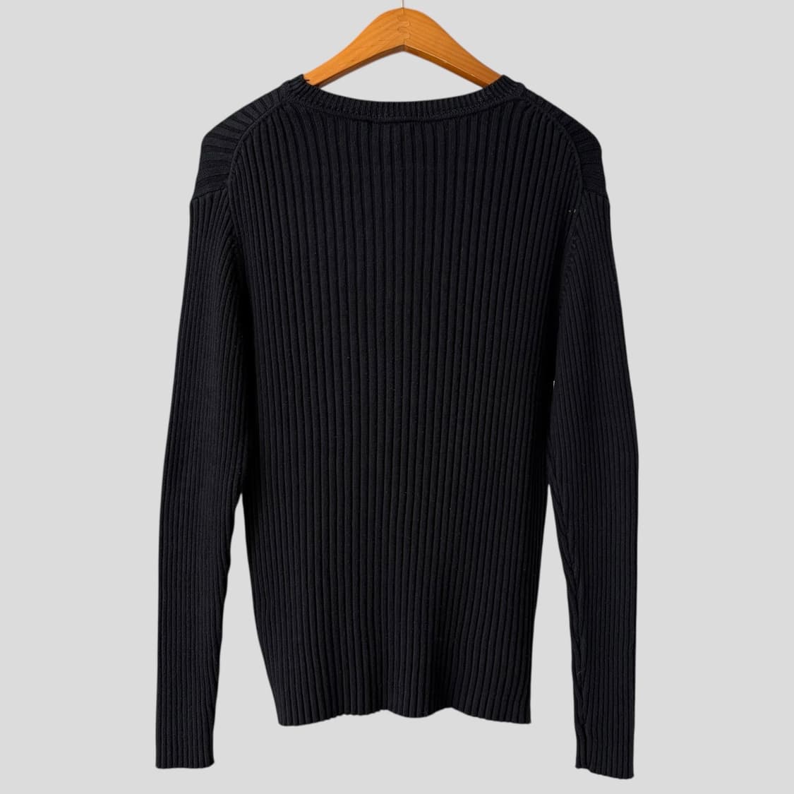 (M)올드 갭 크루넥 코튼 골지 니트 스웨터 상품이미지5
