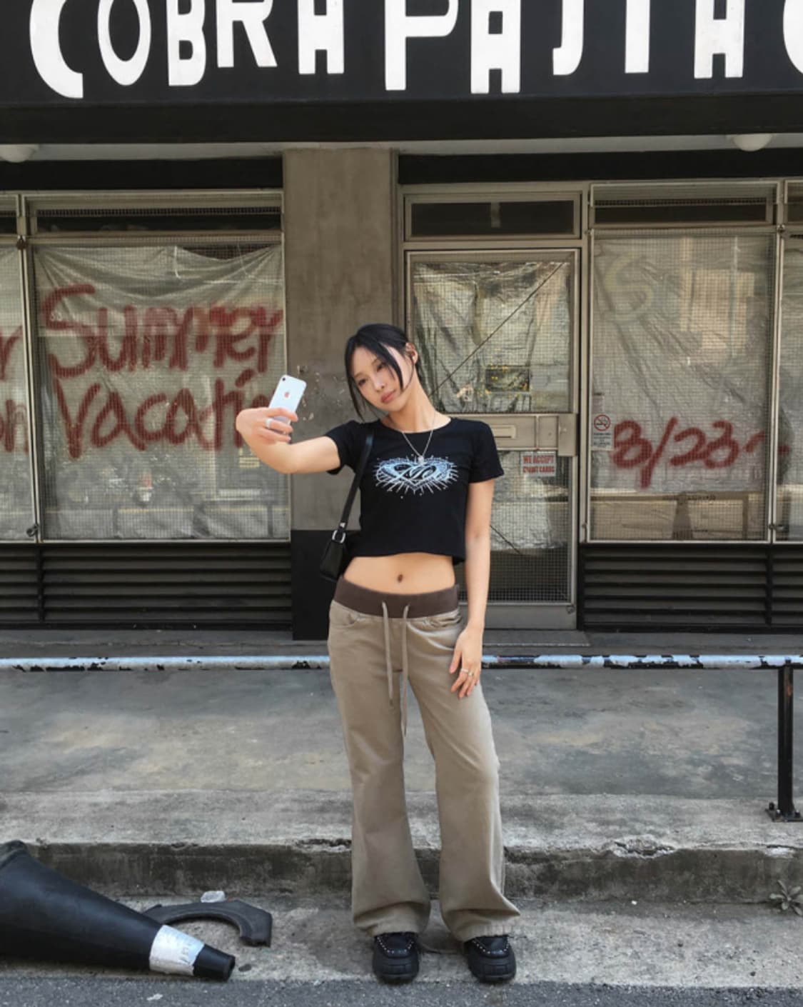 ootj 로우라이즈 부츠컷 Khaki low boots cut pants 상품이미지2