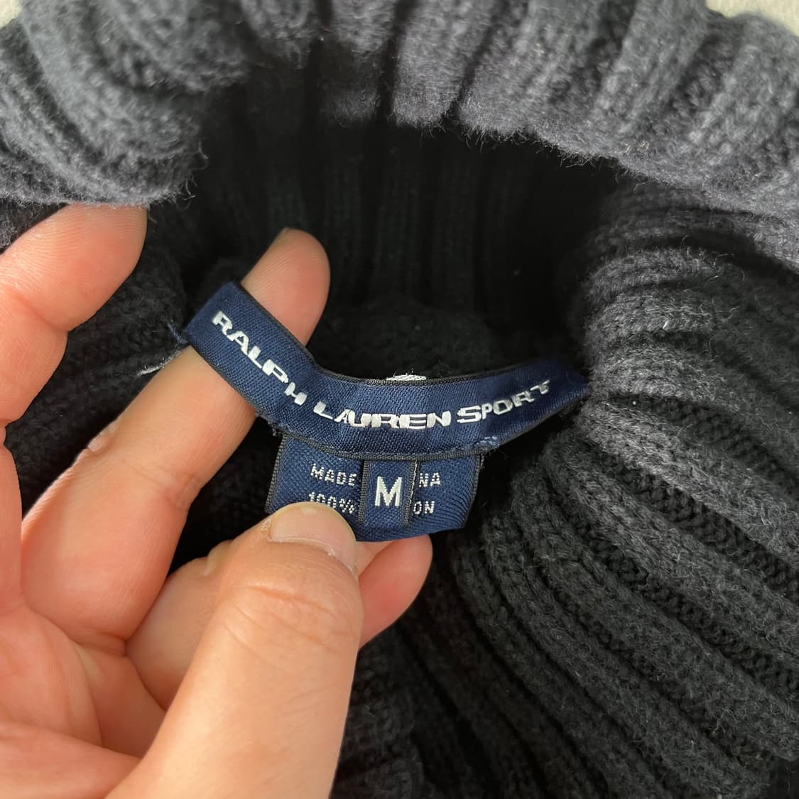 95 폴로랄프로렌 스포츠 목폴라 코튼 니트 상품이미지4