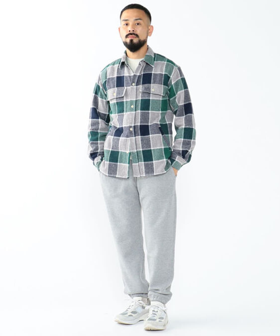 REMI RELIEF × BEAMS Check CPO Shirt 상품이미지2