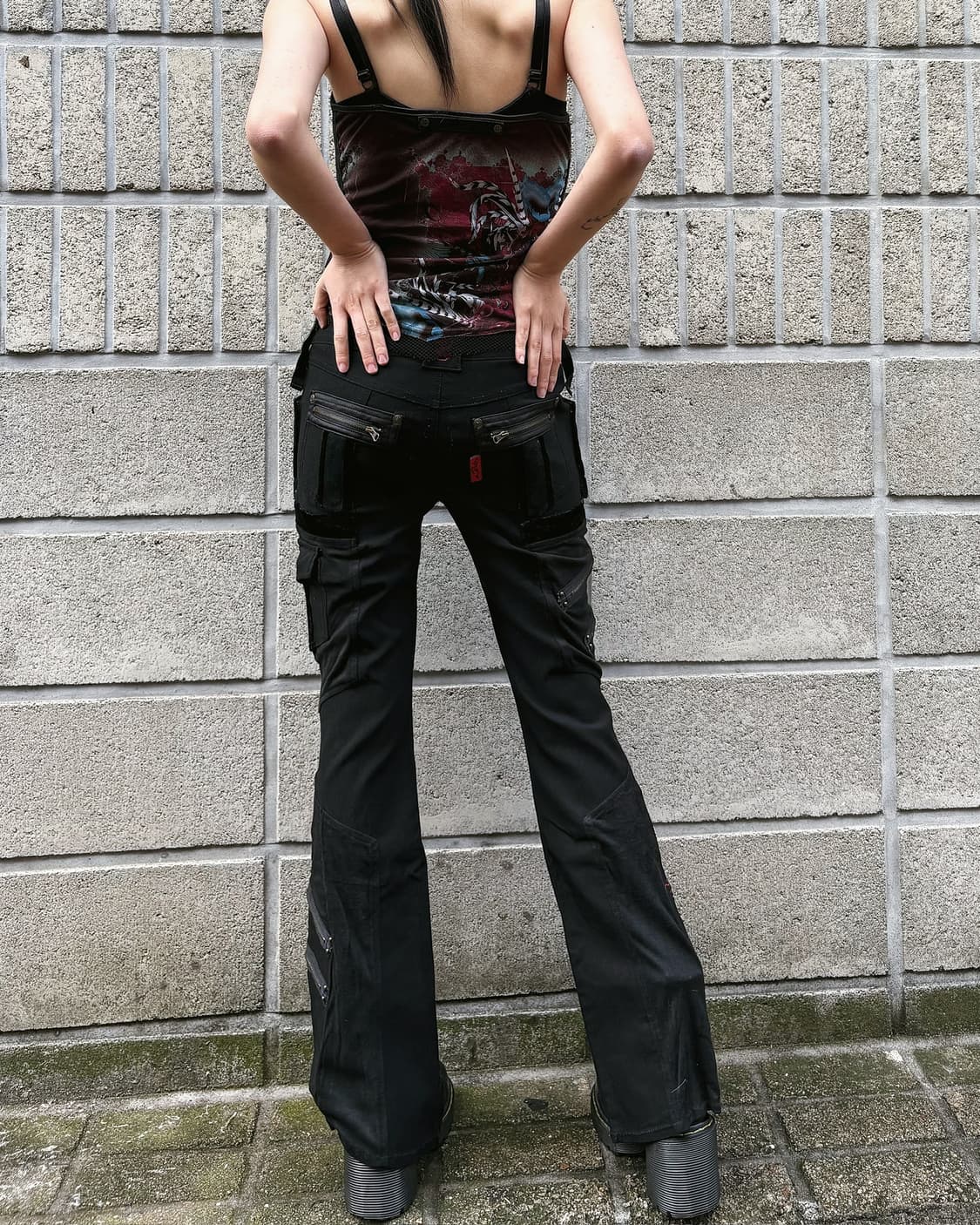 오즈온 오리엔탈 고딕 매쉬 부츠컷 팬츠 상품이미지9