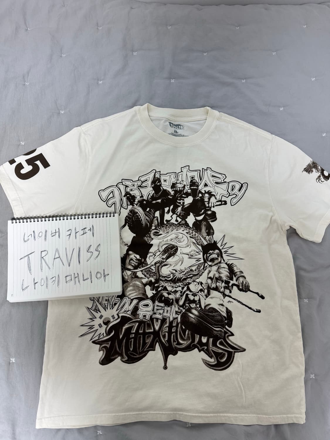[XL]트래비스스캇 머천 25투어 반팔 상품이미지2