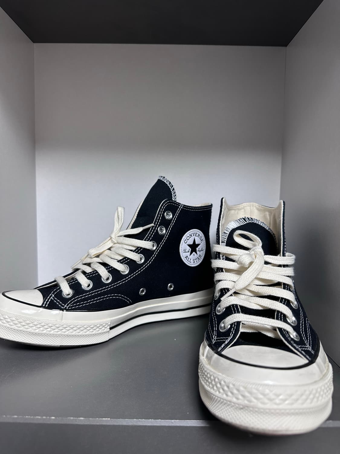 컨버스 척70 하이 블랙 255 상품이미지2