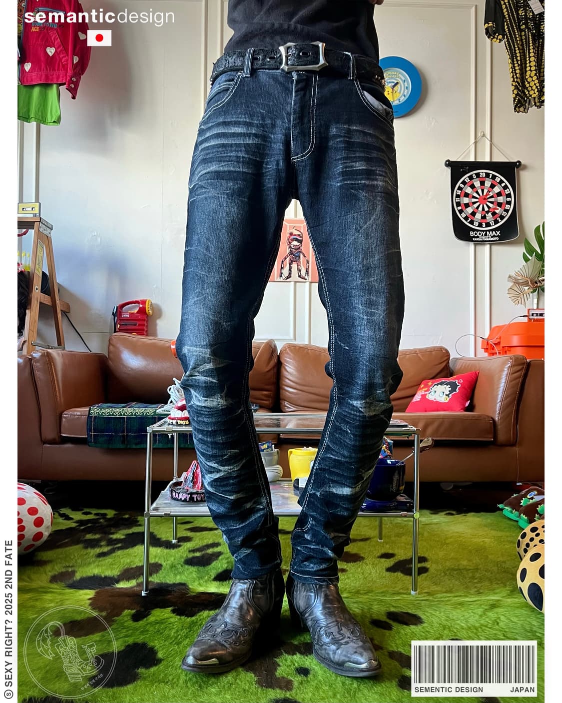 SemanticDesign Japan Curved Denim Pants 상품이미지1