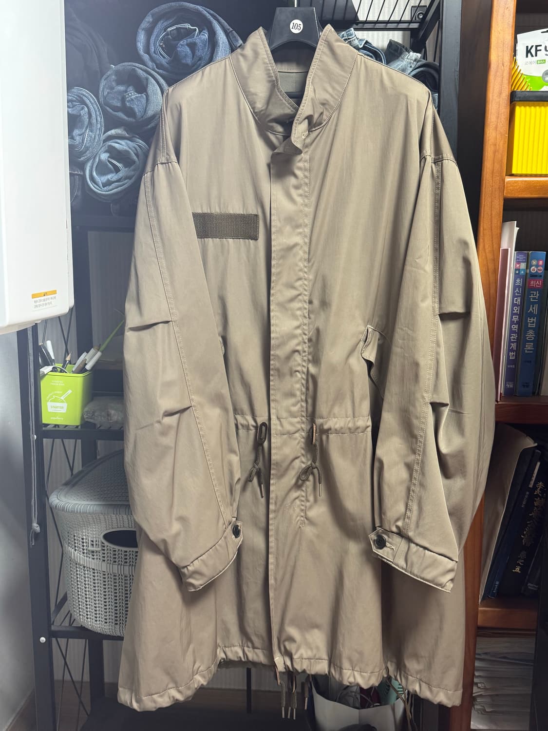 엔벨로프 23fw todd 65 coat khaki 4사이즈 상품이미지1