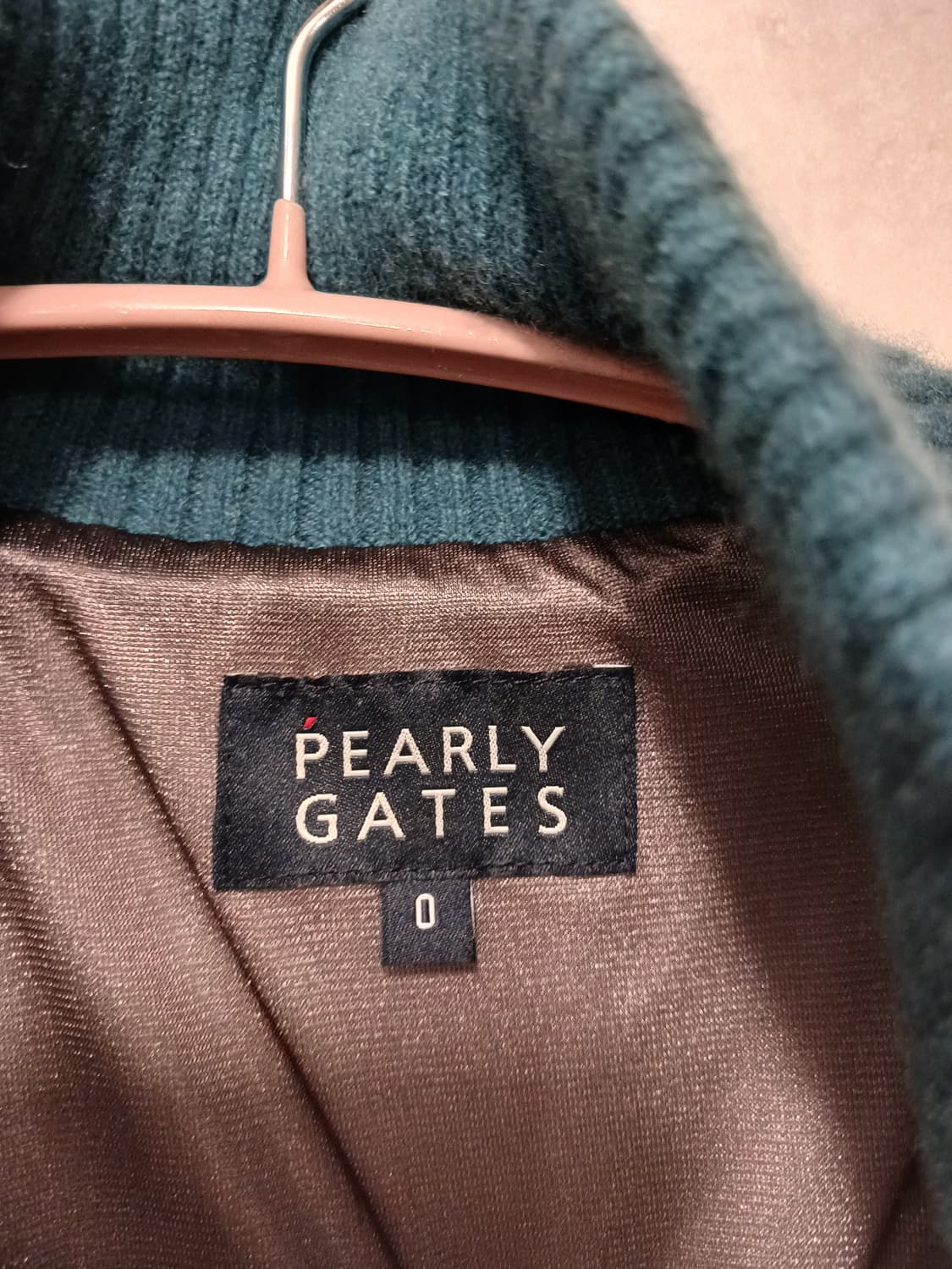 파리게이츠 정품 블루종 모직 집업 니트 0 사이즈 상품이미지2