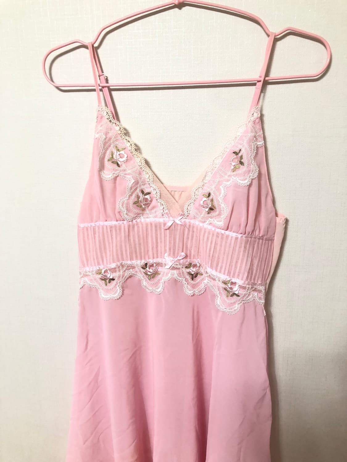 Pink Lace Embroidered Slip  상품이미지2