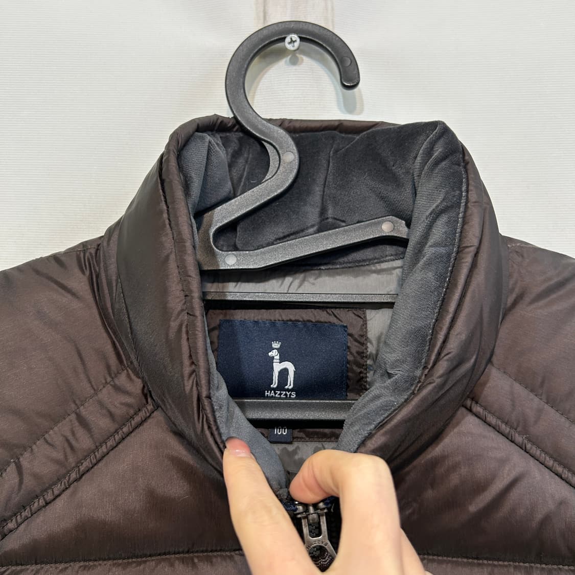 헤지스 남성 덕다운 경량패딩 100 상품이미지2