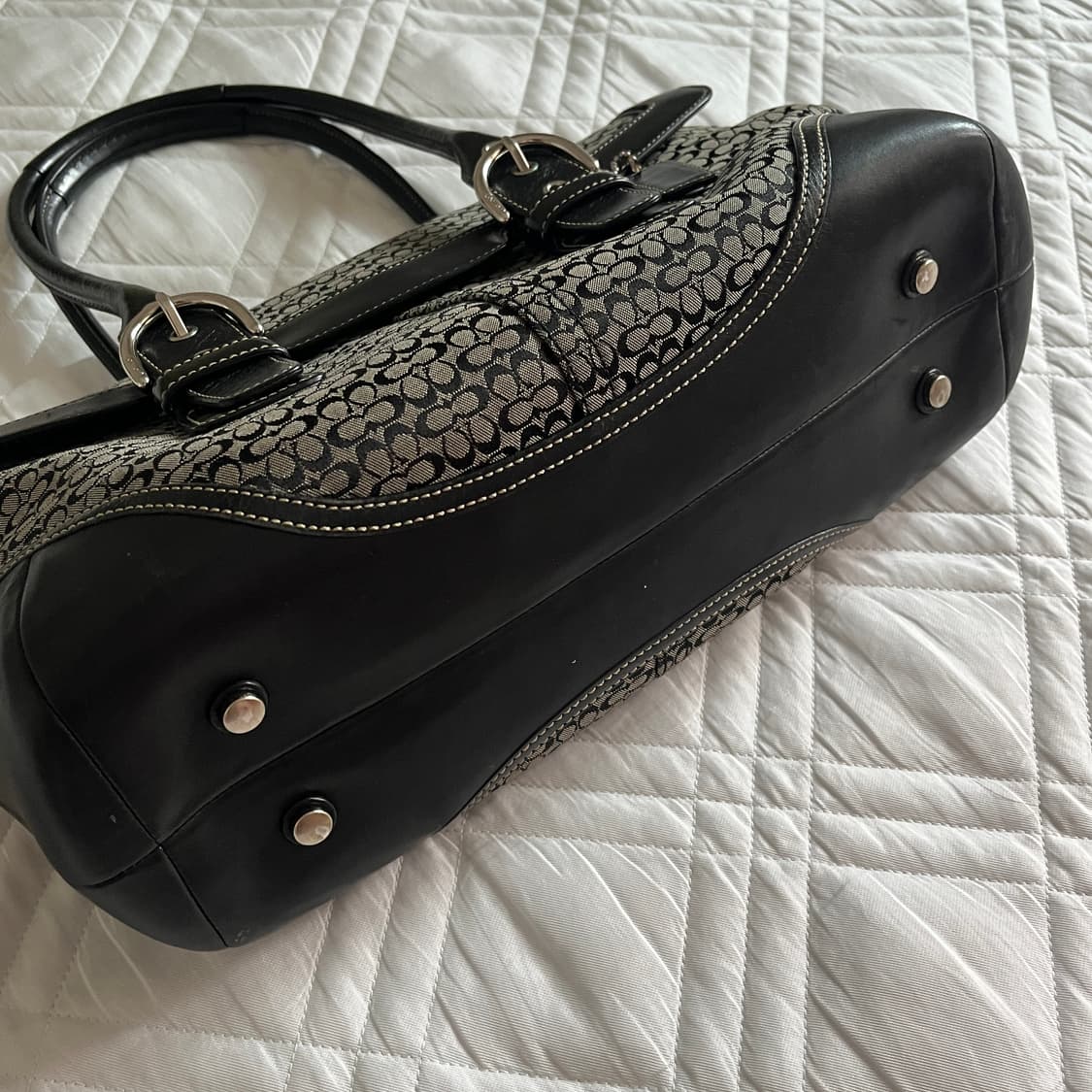 COACH 00's Jacquard  Shoulder Bag 상품이미지6