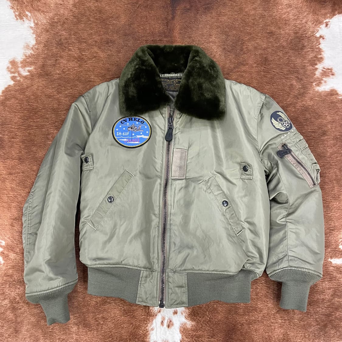 U.S.A.P 타입 b-15 플라이트자켓 (털포함) 상품이미지2