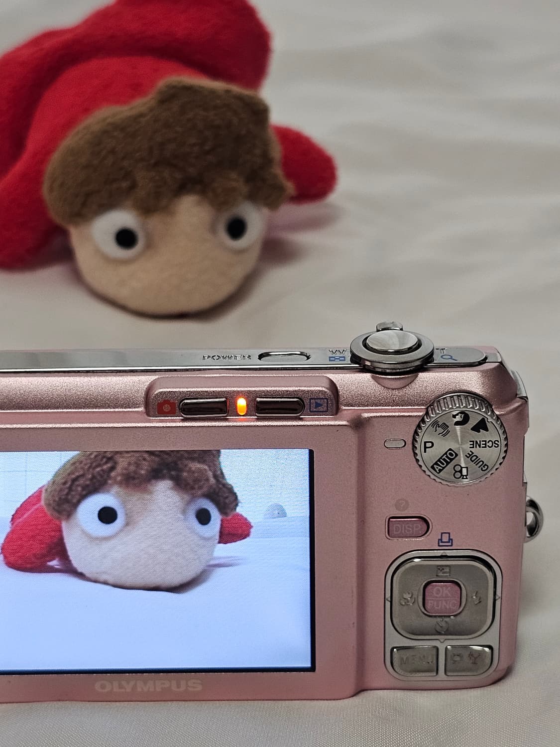 올림푸스 fe-330 핑크 빈티지 디카 디지털 카메라 연핑크 상품이미지3