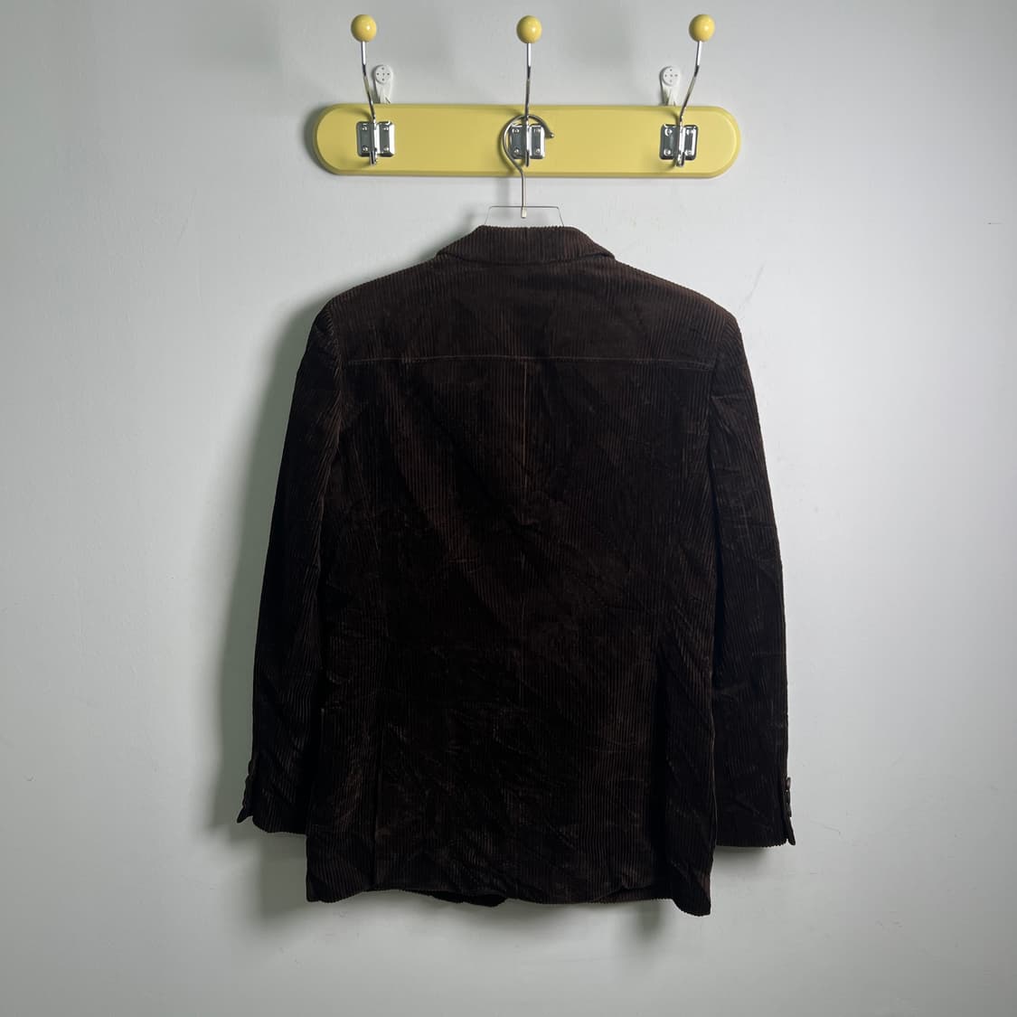 발렌티노 브라운 코듀로이 싱글 블레이저 38 상품이미지2