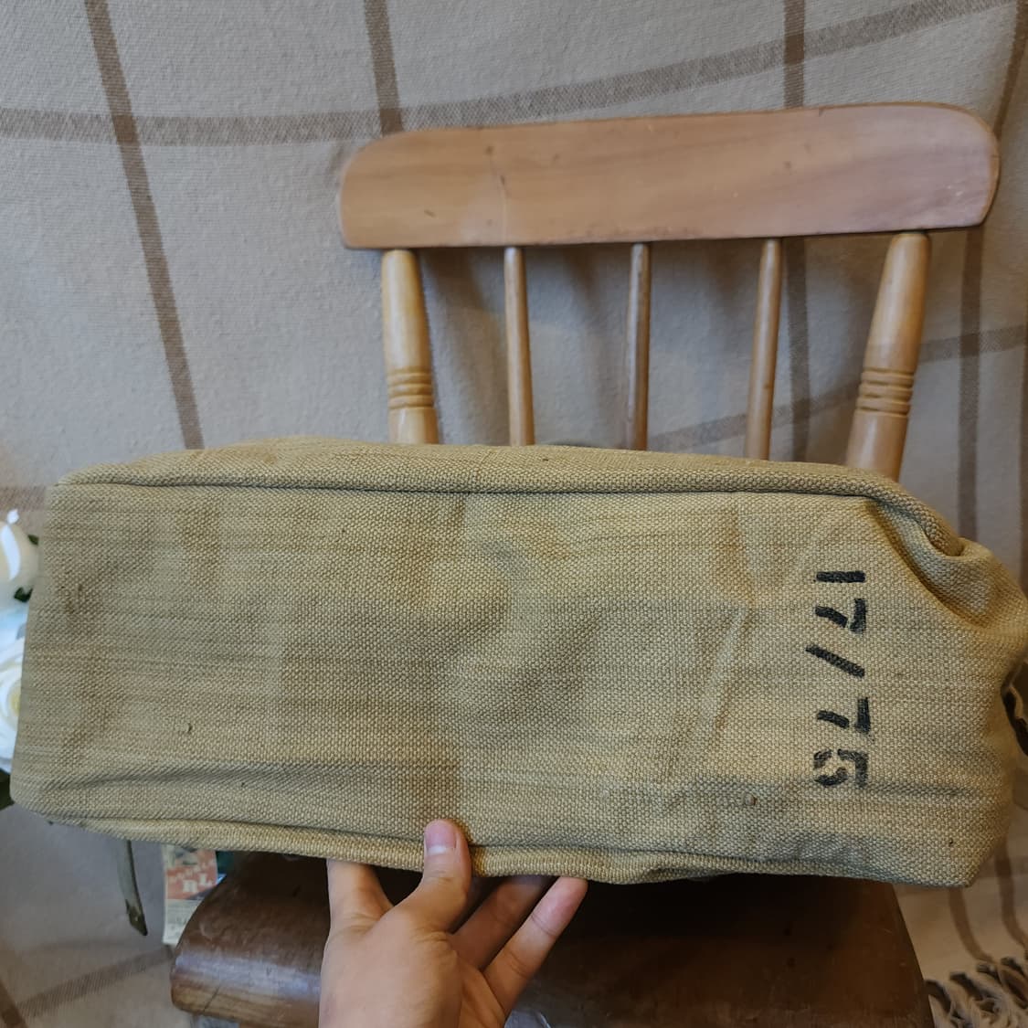 더블알엘 메신져백 햄프 캔버스 밀리터리 브리프케이스 usa 메이드 상품이미지4