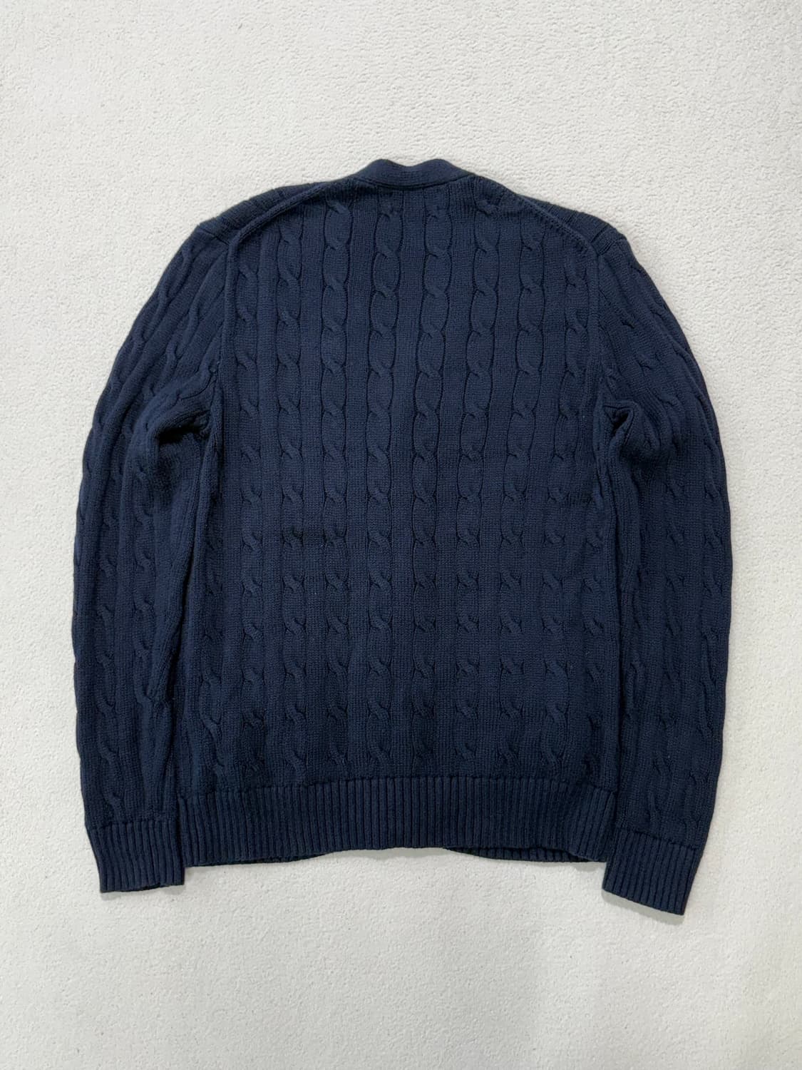 폴로 랄프로렌 케이블 니트 코튼 가디건 S 95-100 상품이미지2