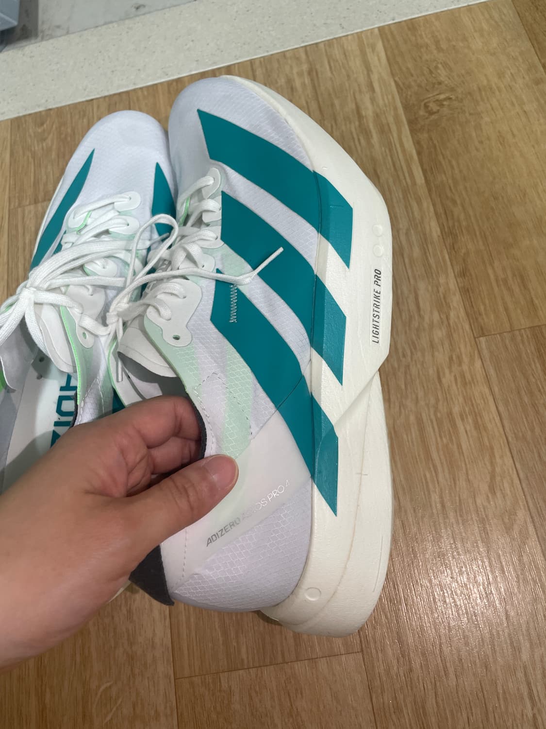 아디다스 아디제로 아디오스 프로4 클라우드 화이트 퓨어 틸 270 상품이미지4