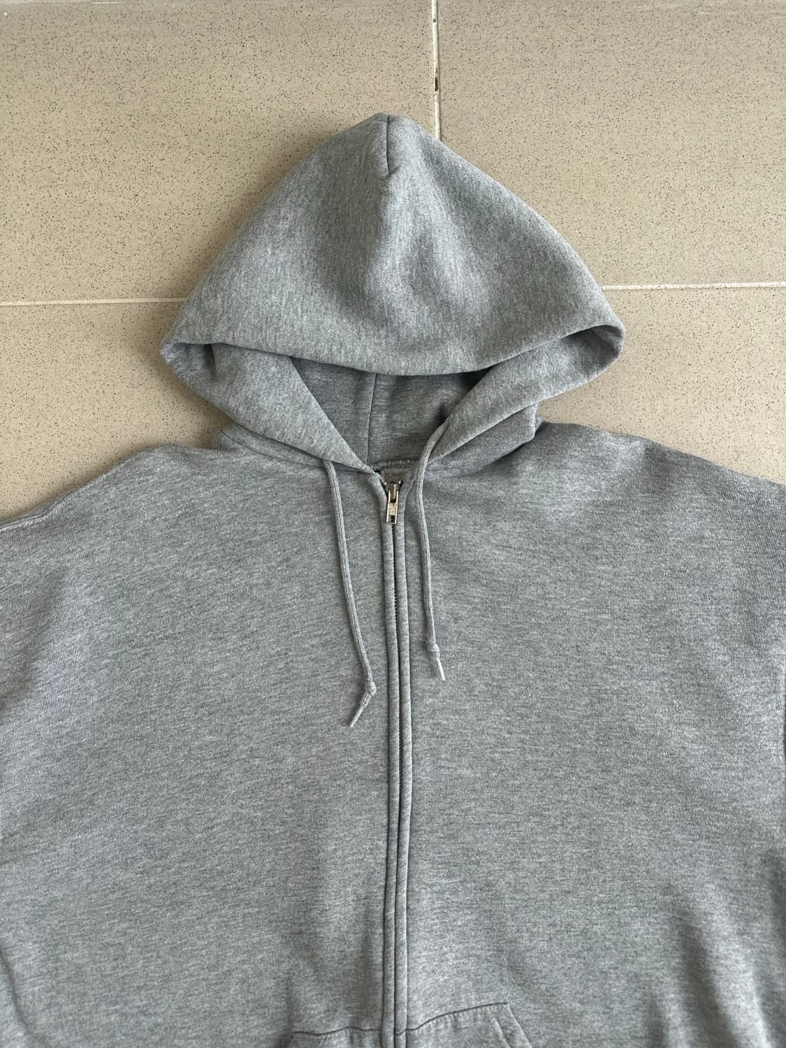 00s 빈티지 러셀 후드집업 그레이 XL 상품이미지3