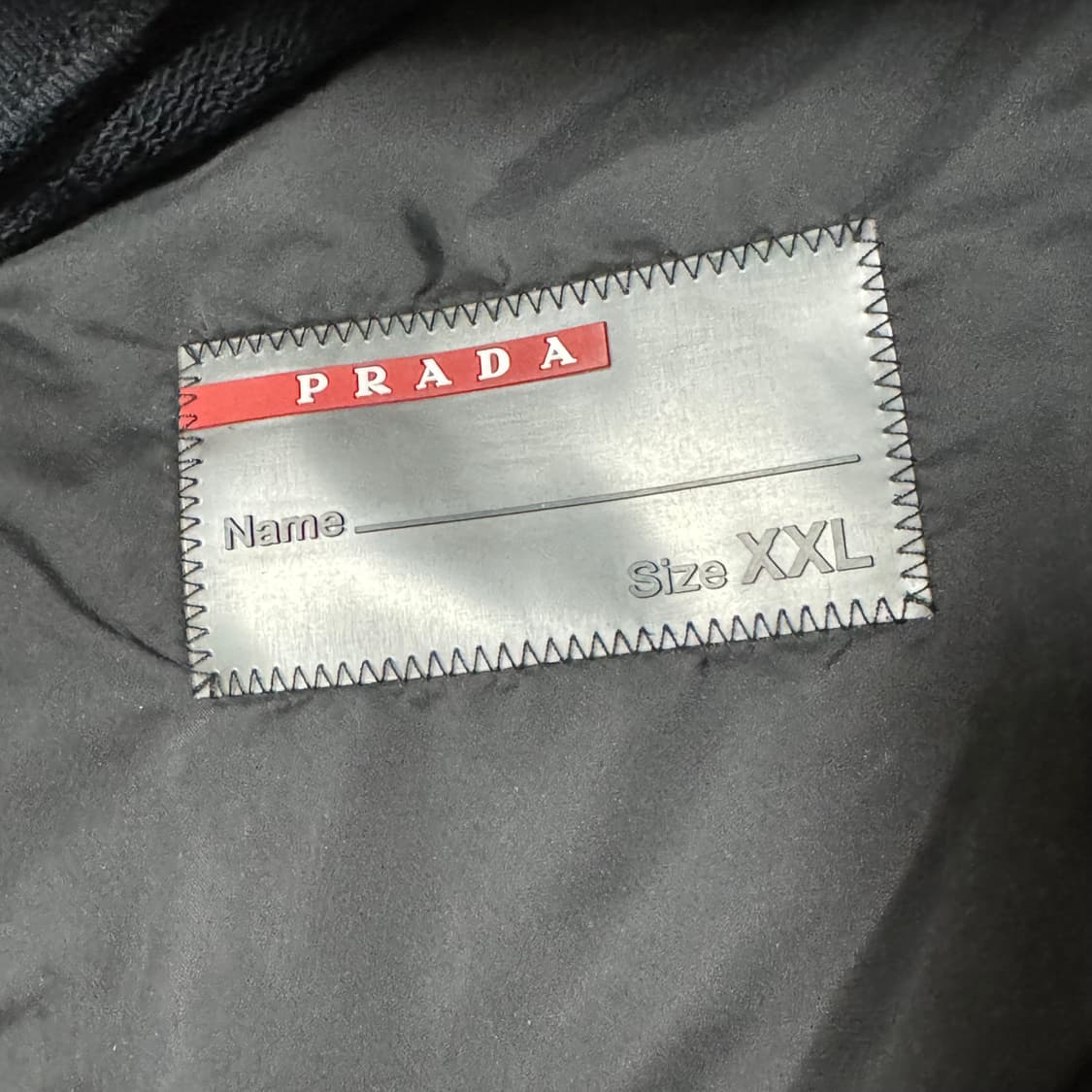 프라다 스포츠 나일론 코튼 하이브리드 자켓 XXL 상품이미지6