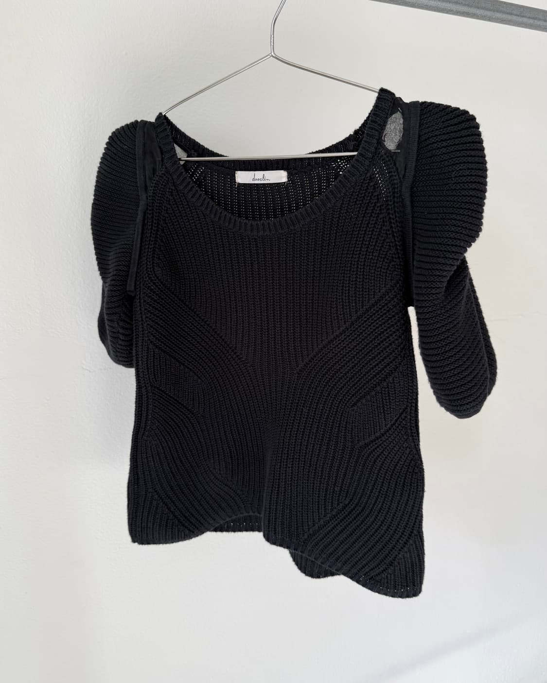 Dazzlin 반팔 니트 상품이미지1