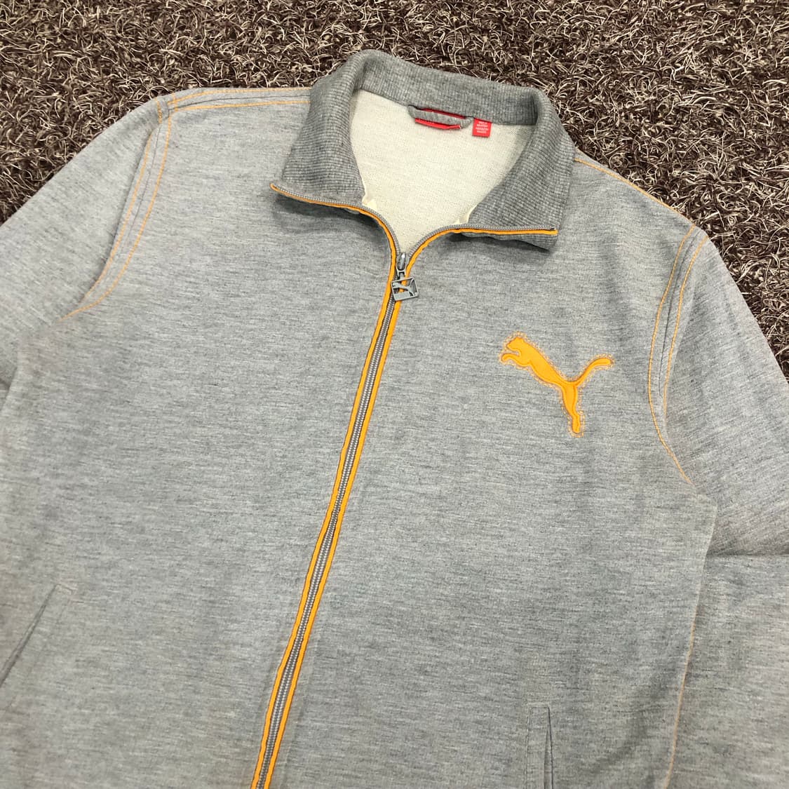 푸마 그레이 스웻 져지 트랙탑 상품이미지2