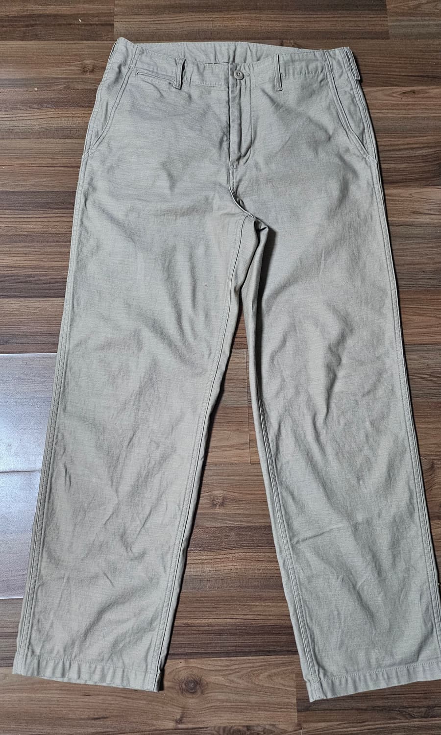 [32] 무탠다드 백사틴 오피서치노 샌드베이지  상품이미지3