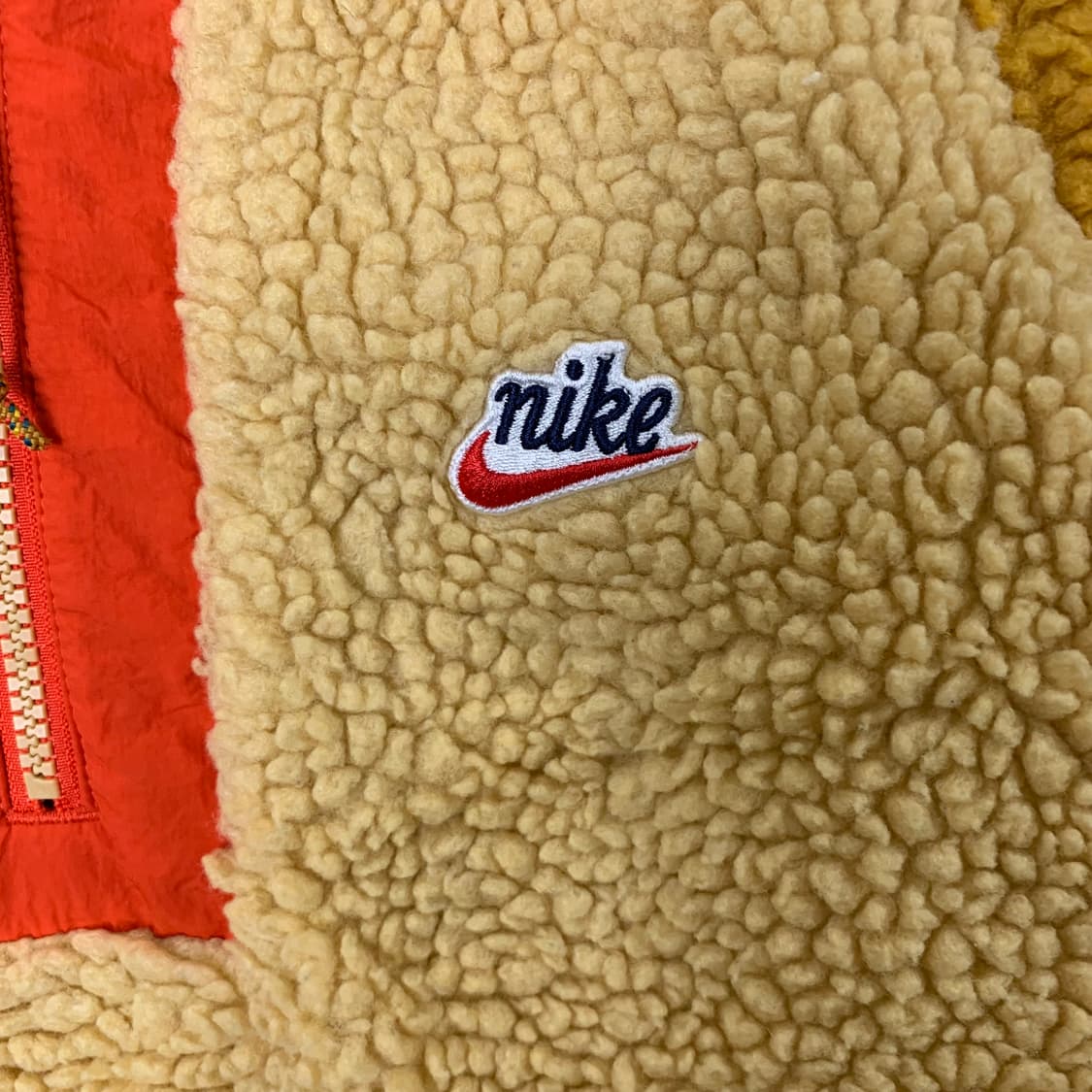 나이키 헤리티지 스우시 쉐르파 하프 집업 플리스 아노락 상품이미지4