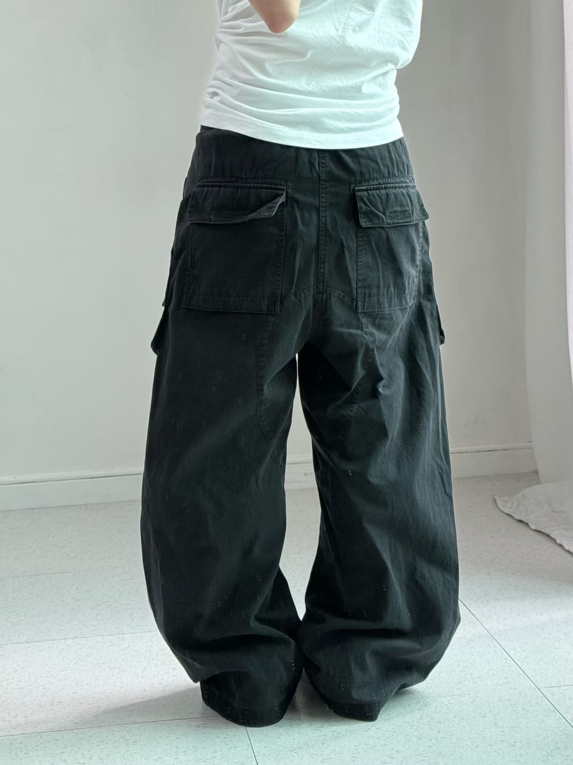 폴리 테루 프론트 카고팬츠 상품이미지4