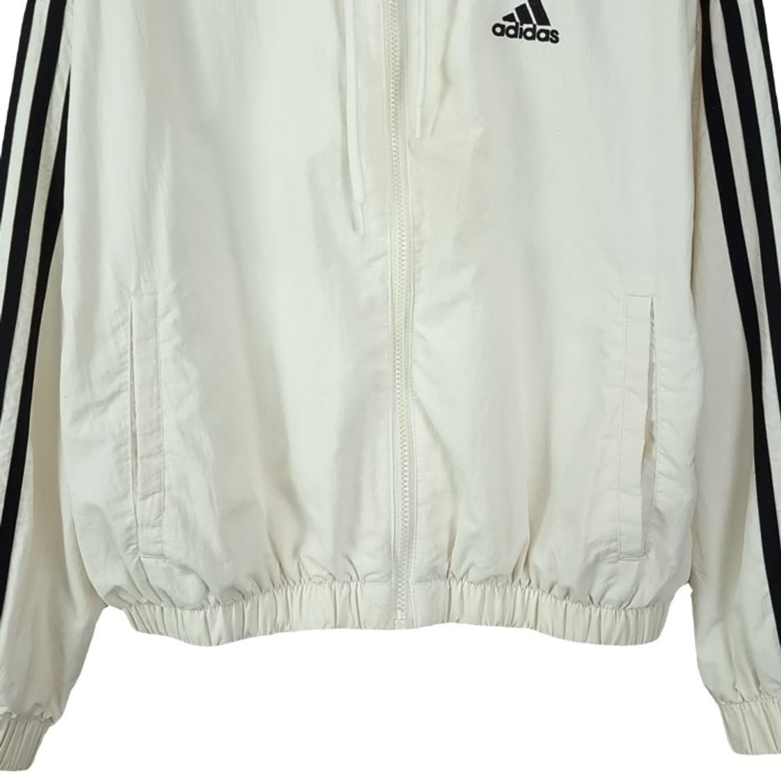 [아디다스] 오버핏 크롭 삼선 크롭 후드 바람막이 자켓 M19201 상품이미지5
