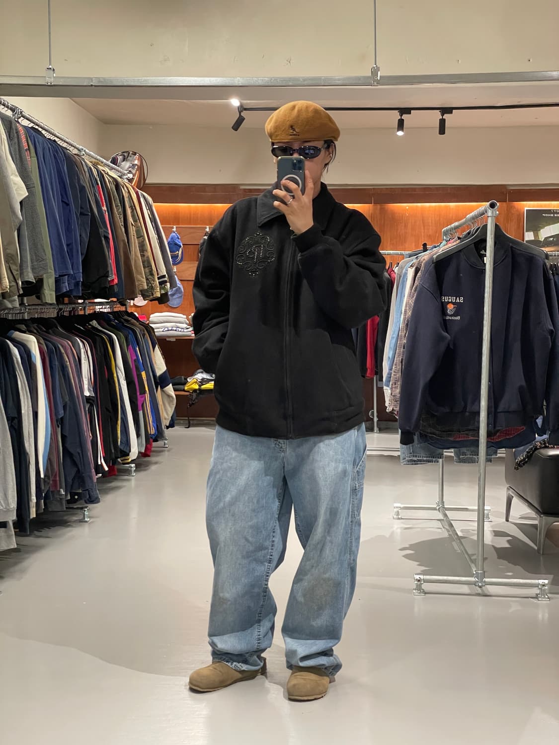 펠레펠레 울 바시티 자켓 상품이미지4