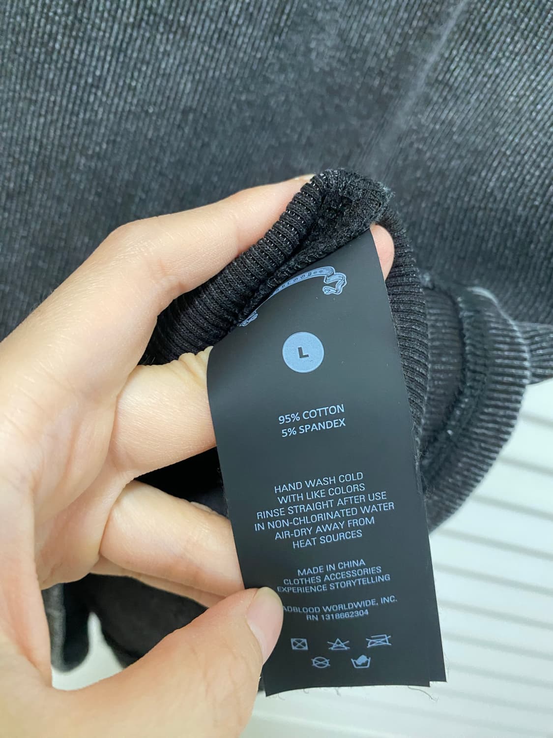 배드블러드 나시 티셔츠 Viper Cotton Rib Tank L사이즈 상품이미지6