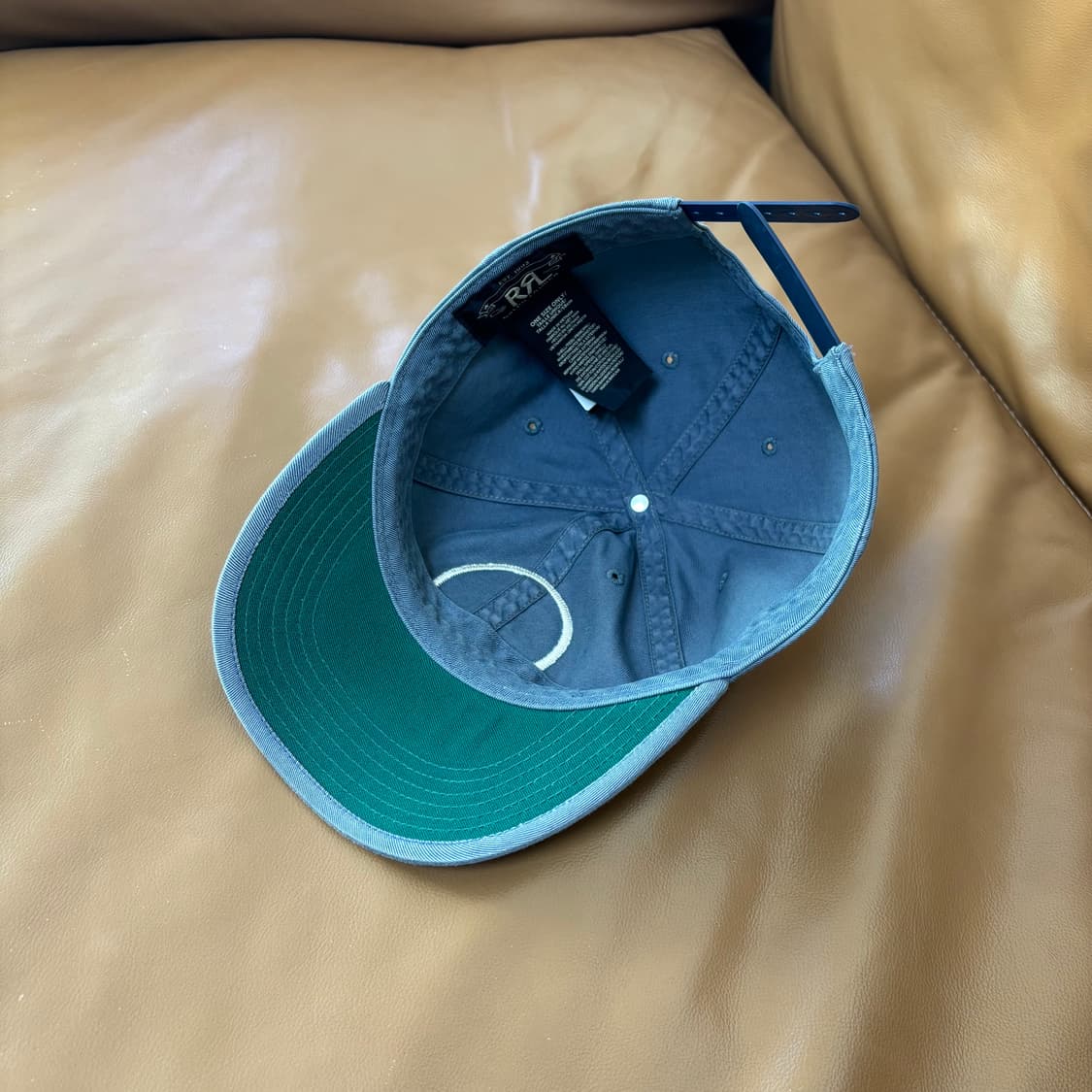 RRL 더블알엘 랄프로렌 폴로 미드나잇 블루 6패널 볼캡 모자 상품이미지6