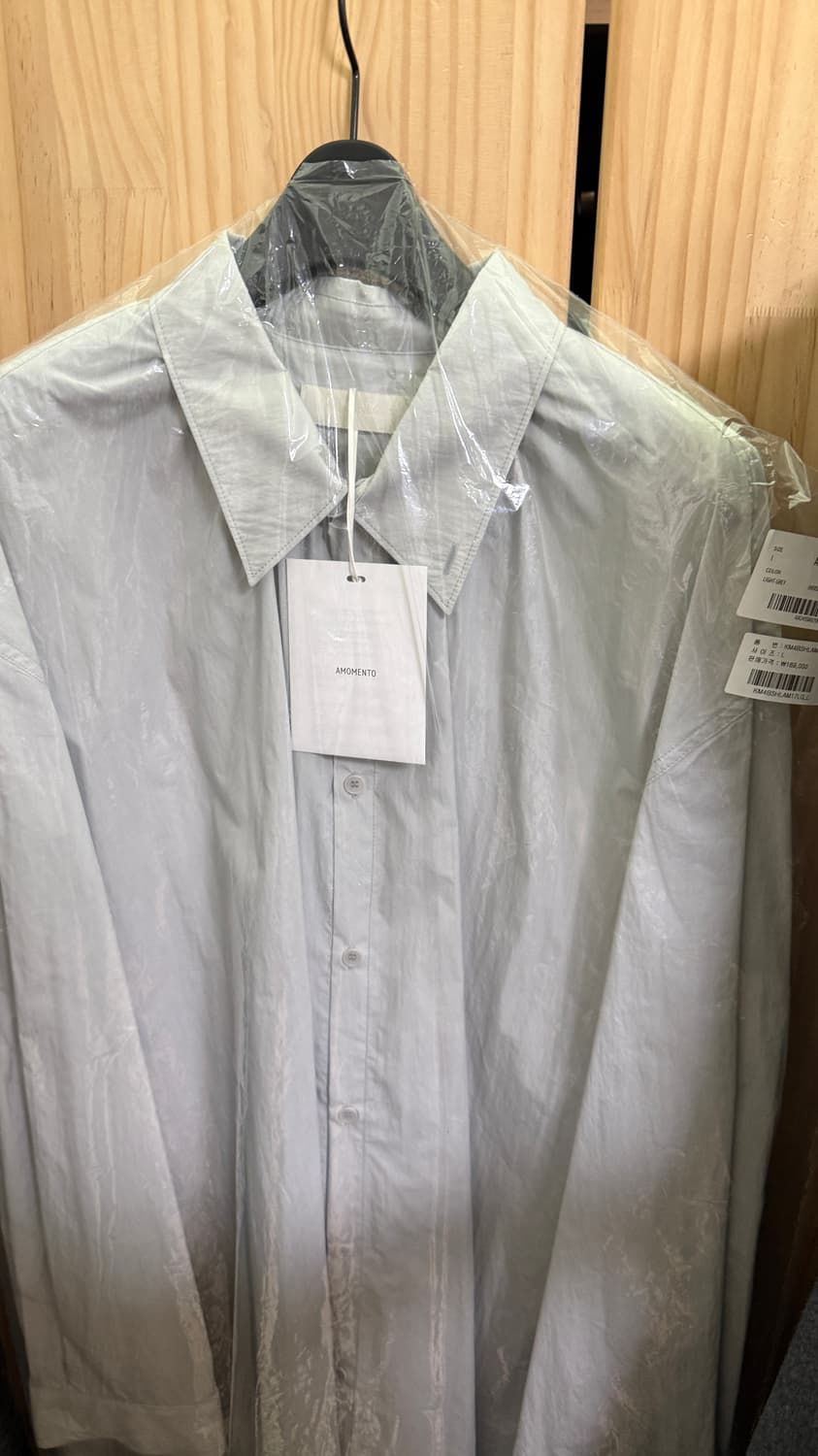 아모멘토 오버사이즈 셔링 셔츠 새상품 상품이미지1