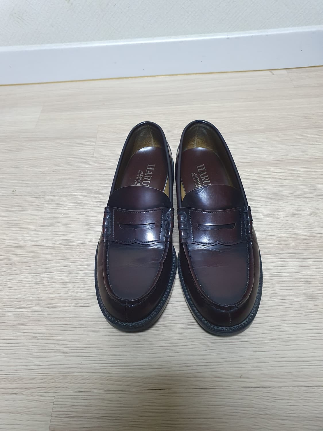 하루타 버건디 로퍼 270 상품이미지3