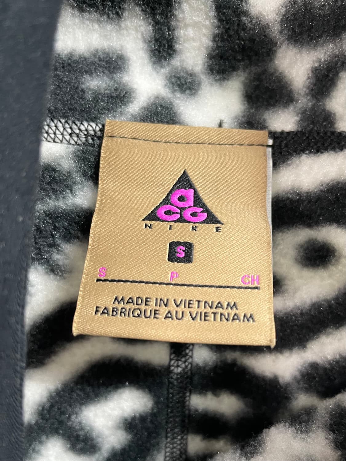 나이키 ACG 우먼스 지브라 후리스 후드 아노락 (on.173)   상품이미지5