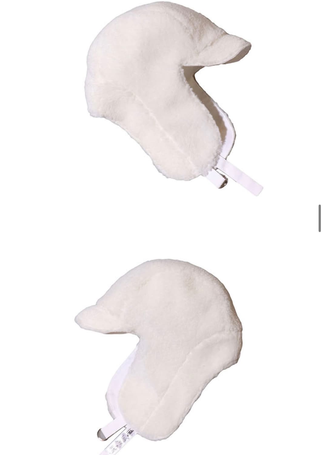 슬리피슬립 리버시블 트루퍼 햇 화이트 판매 상품이미지3