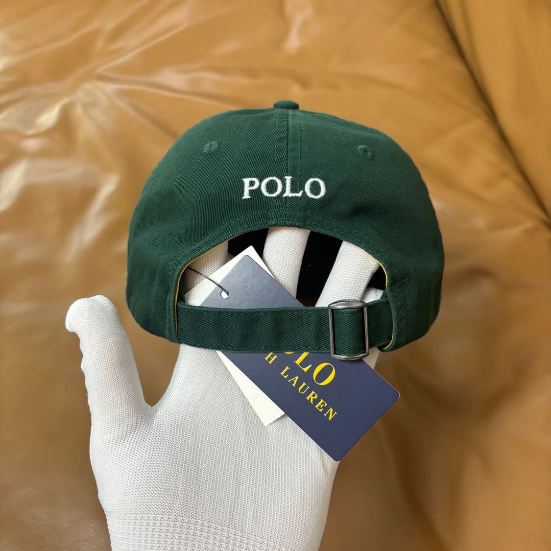 POLO 폴로 6패널 볼캡 모자 윙로고 워시드 그린 상품이미지7