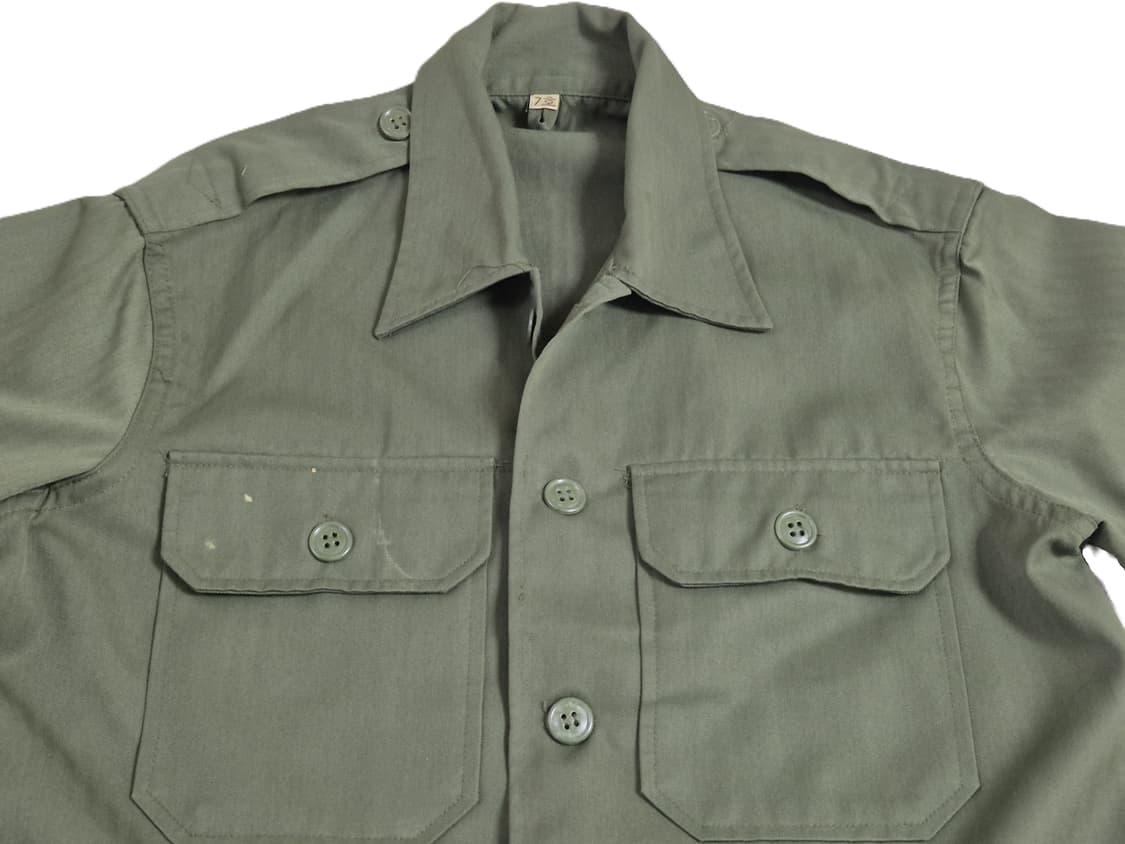 국군 전경 구형 민무늬 전투복 상의 자켓 (M) 상품이미지5