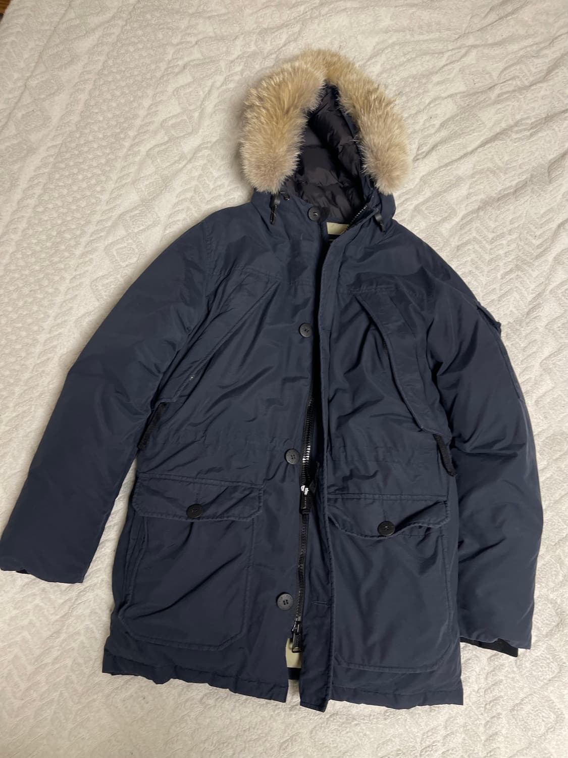 펜필드 코요테 퍼 후삭 파카 네이비S(100) 상품이미지2