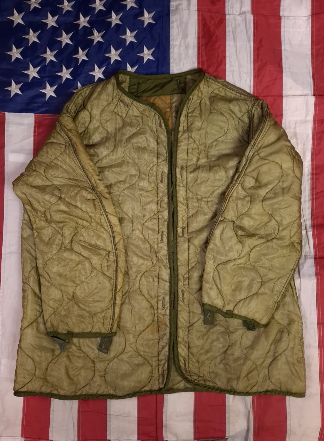 오리지날 미군 M-65 개파카 스몰사이즈 풀셋트 상품이미지2