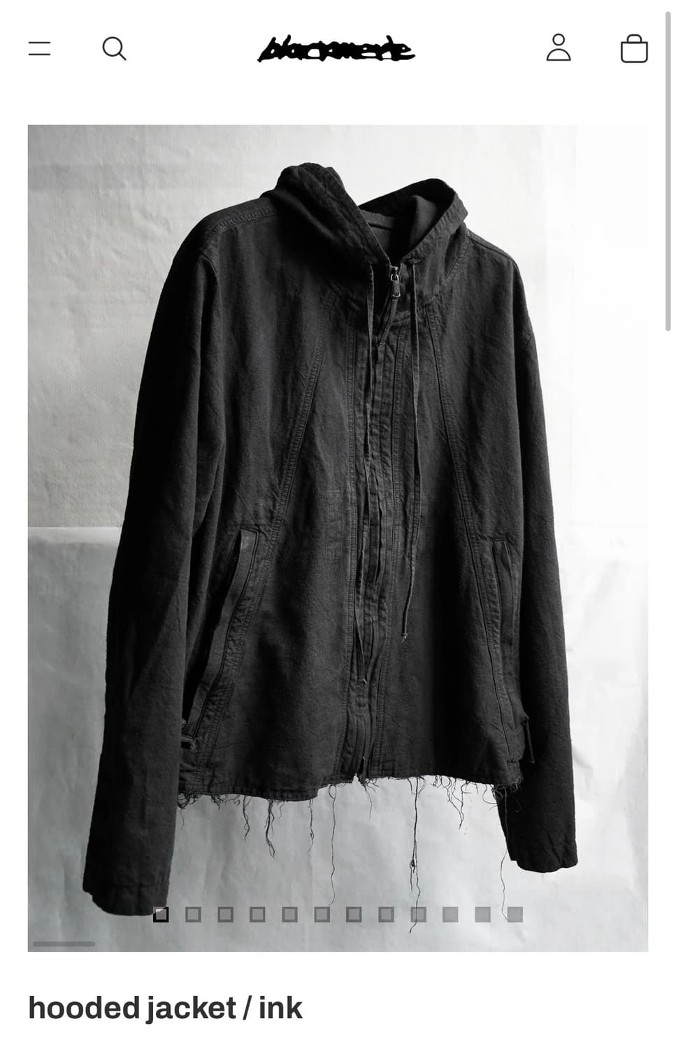 블랙멀 후드 자켓 s 상품이미지1