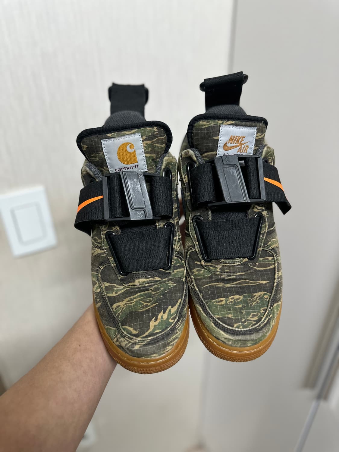 나이키 x 칼하트 에어포스1 유틸리티 카모 265mm 상품이미지1