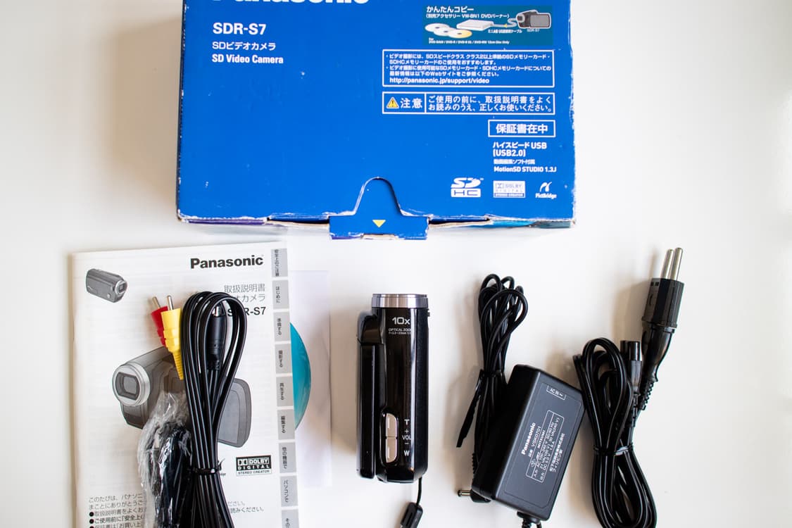 Panasonic SDR-S7 / 빈티지 디지털 캠코더 상품이미지9