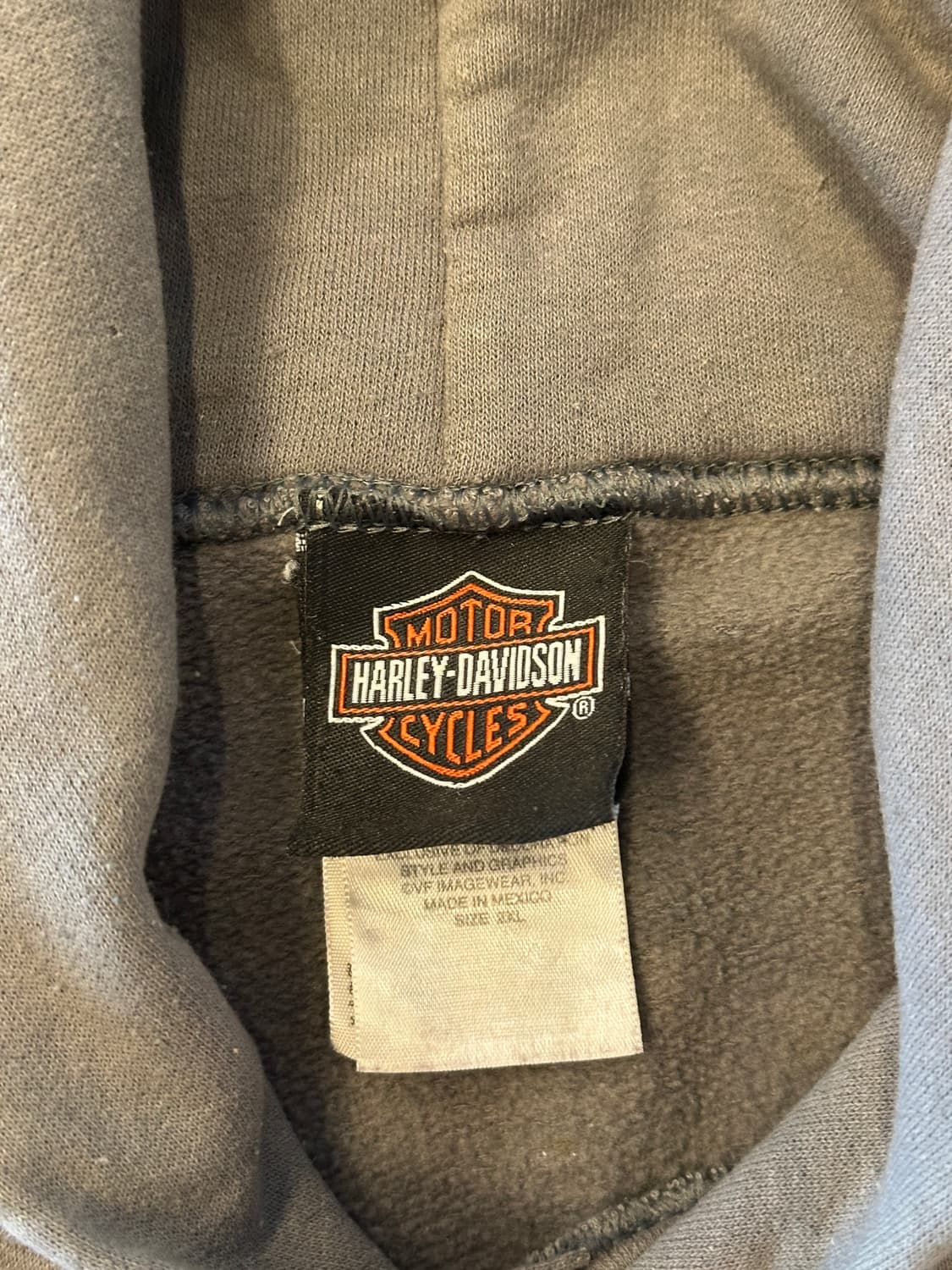 할리데이비슨 데미지드 후드티 XXL 상품이미지6