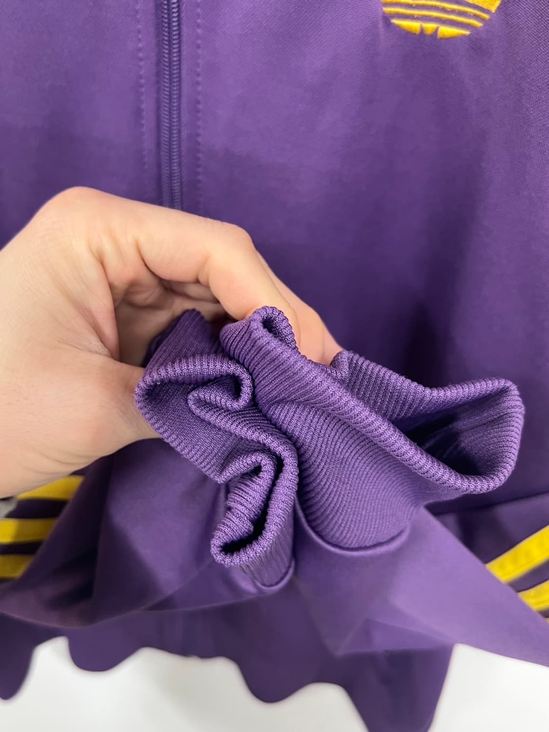 아디다스 3스트립 파이어버드 퍼플 트랙 져지  상품이미지4